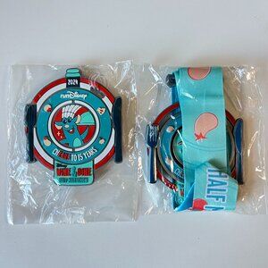 NEW Disney Wine and Dine Half Marathon Metal and Suitcase Luggage Tag